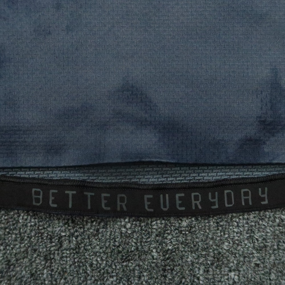 Lululemon Hoodie Mens Small Blue Textured Tech Pullover Long Sleeve Hooded - Picture 4 of 10
